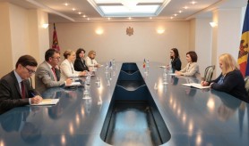 Maia Sandu s-a întâlnit cu delegația Grupului parlamentar de prietenie Franța-Moldova